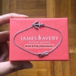 James Avery Anchor Bracelet Sterling Silver Retired Rare